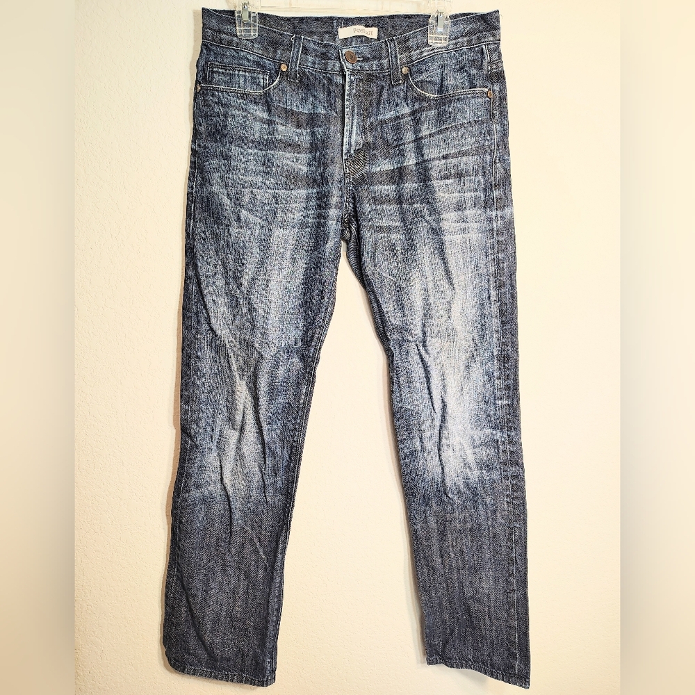 Postage Men's Blue Washed Denim Jeans